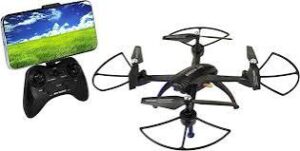 DIGITAL PRODUCTS SKY RIDER X-11 STRATOSPHERE: QUADCOPTER DRONE W/WI-FI CAMERA, BLACK, DRW311B